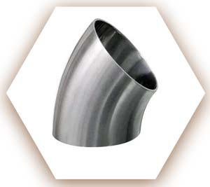 321 Stainless Steel 45 Deg Elbow