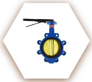 4 Lug Style Butterfly Valve