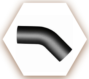 A234 WP91 Alloy 45 Deg Pipe Bend