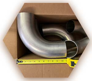 A403 WP316 WX 90 Deg Pipe Bend