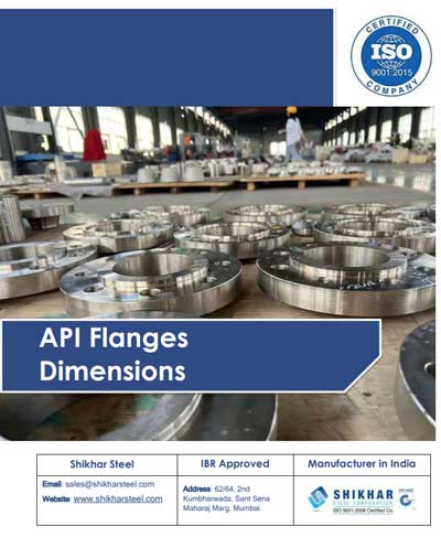 API Flanges Dimensions