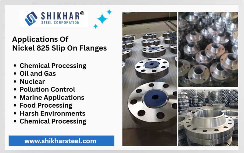 Applications Of Nickel 825 Slip On Flanges