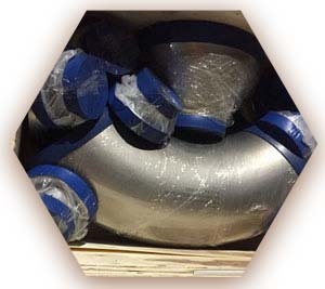ASME SB366-WPNC 90 Deg Pipe Bend