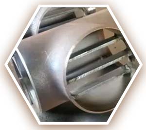 ASTM A 403 WP 304L Barred Tee