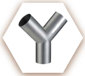 ASTM A403 UNS N08904 Y Type Tee