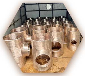 ASTM B466 UNS C70600 Equal Tee