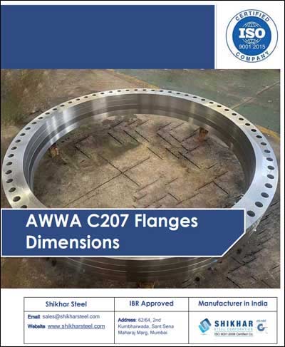 AWWA C207 Flanges Dimensions