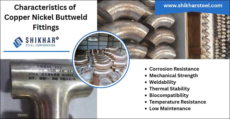 Characteristics of Copper Nickel Buttweld Fittings