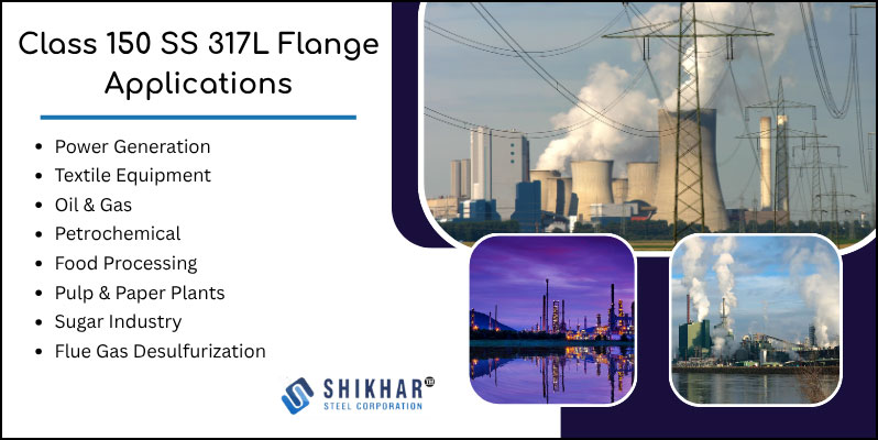 Class 150 SS 317L Flange Applications
