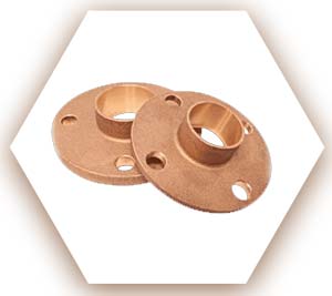 Copper Floor Flange