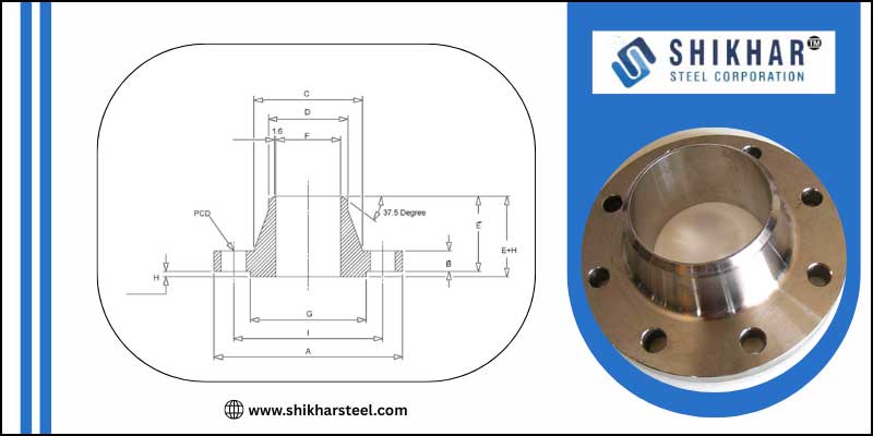 Copper Weld Neck Flange Check Available Sizes