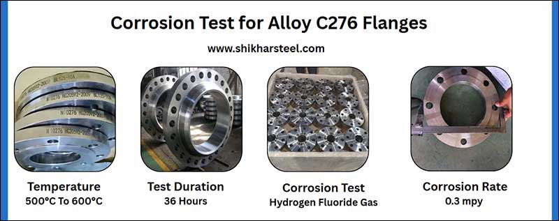 Corrosion Test for Alloy C276 Flanges
