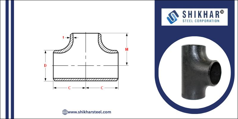 Dimensions of A865 Grade WPHY 65 Tee
