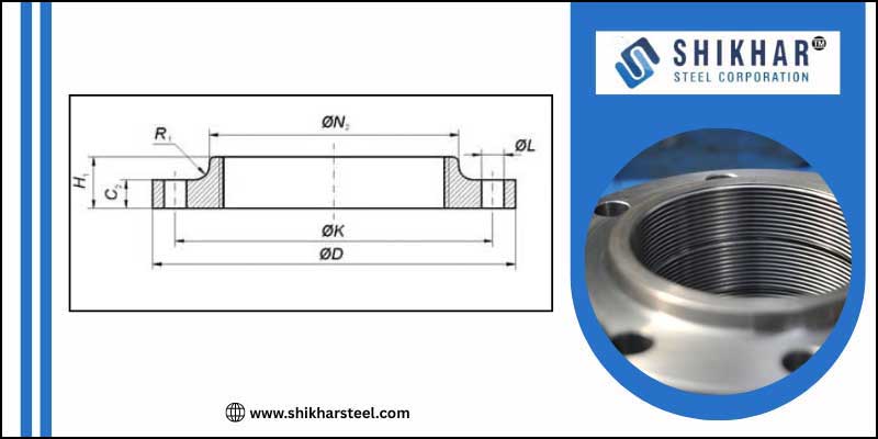 Dimensions of EN 1092-1 Type 13 Threaded Flange Dimensions of EN 1092-1 Type 13 Threaded Flange