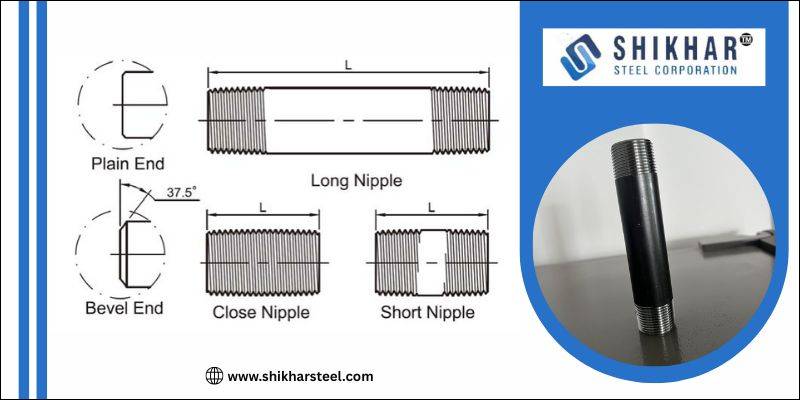 Dimensions of Long Nipple Fitting
