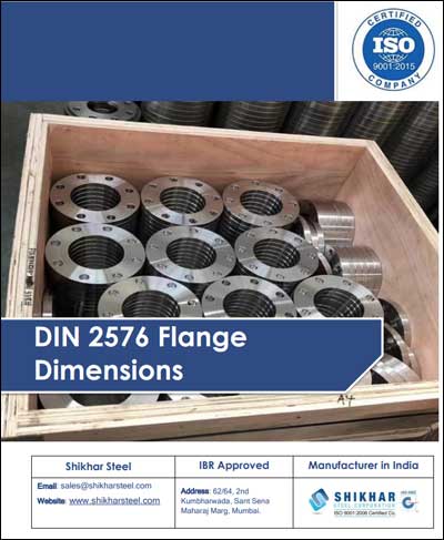 DIN 2576 Flange Dimensions