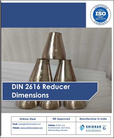 DIN 2616 Reducer Dimensions