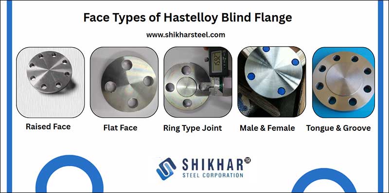 Face Types of Hastelloy Blind Flange