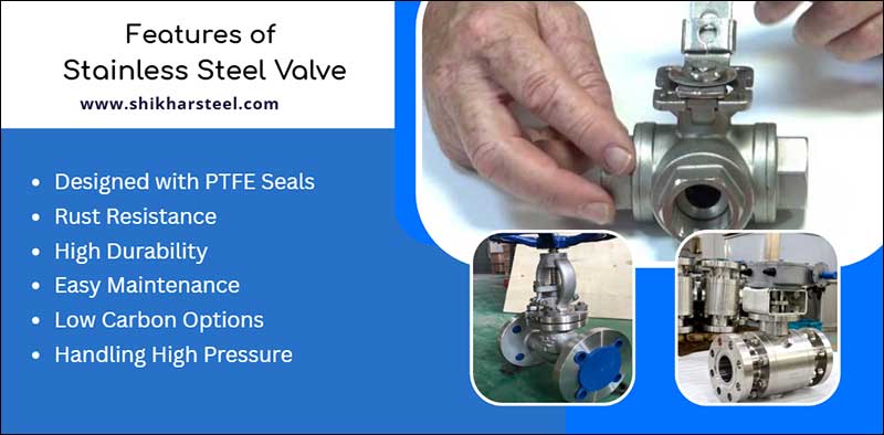 features of stainless steel valve