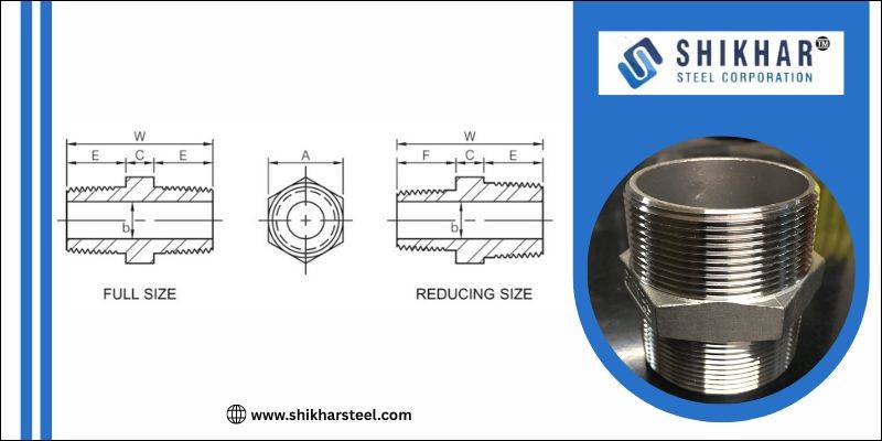 Hexagon Nipple Dimensions