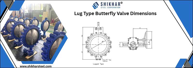 Lug Type Butterfly Valve Dimensions