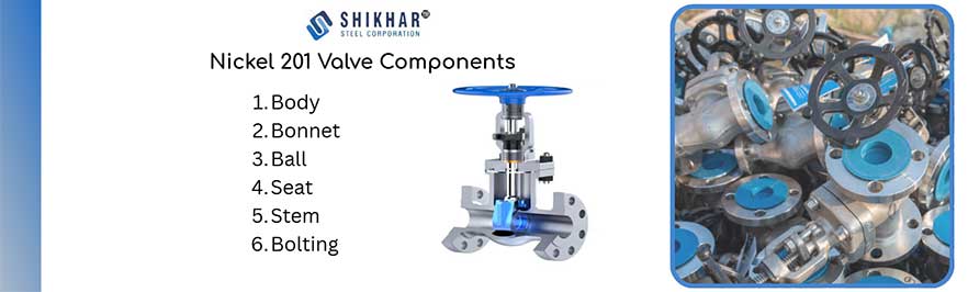 Nickel 201 Valve Components