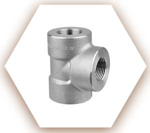 Polished Nickel Threaded Tee