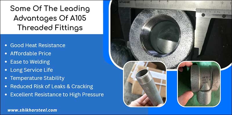 Some Of The Leading Advantages Of A105 Threaded Fittings