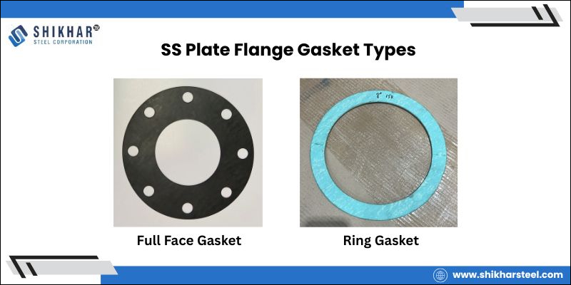 Stainless Steel Plate Flange Gasket Types