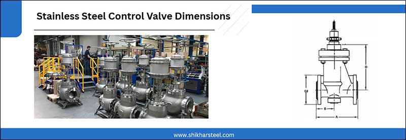 Stainless Steel Control Valve Dimensions