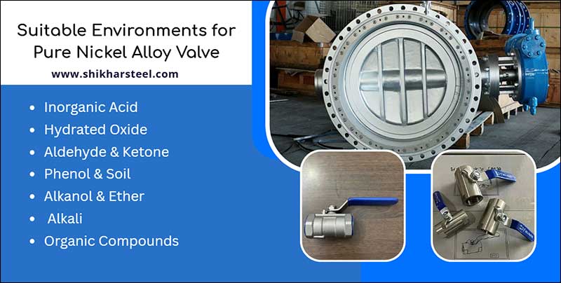 suitable environments for pure nickel alloy valve