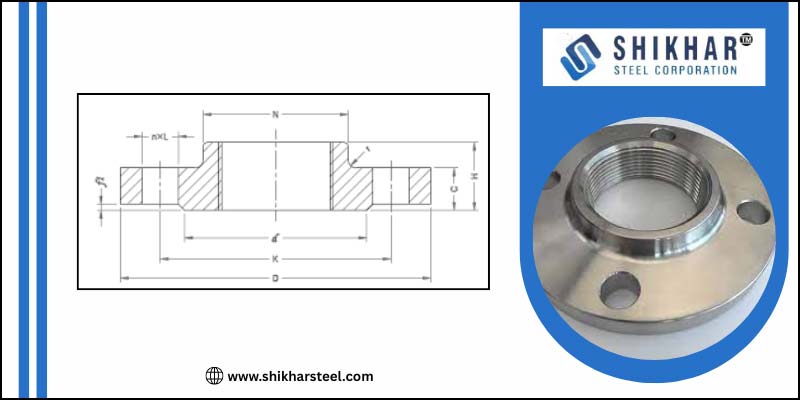 Threaded Flange Dimensions Threaded Flange Dimensions